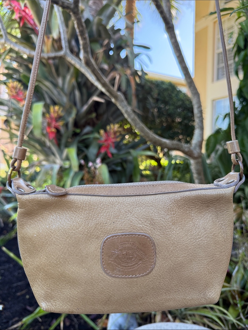 Ghurka Original Collection MH Leather Crossbody Satchel Handbag